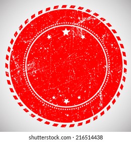 Grunge label. Vector illustration.