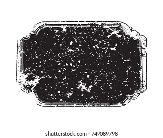 Grunge label.Vector distress banner.