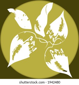 grunge leaves background series