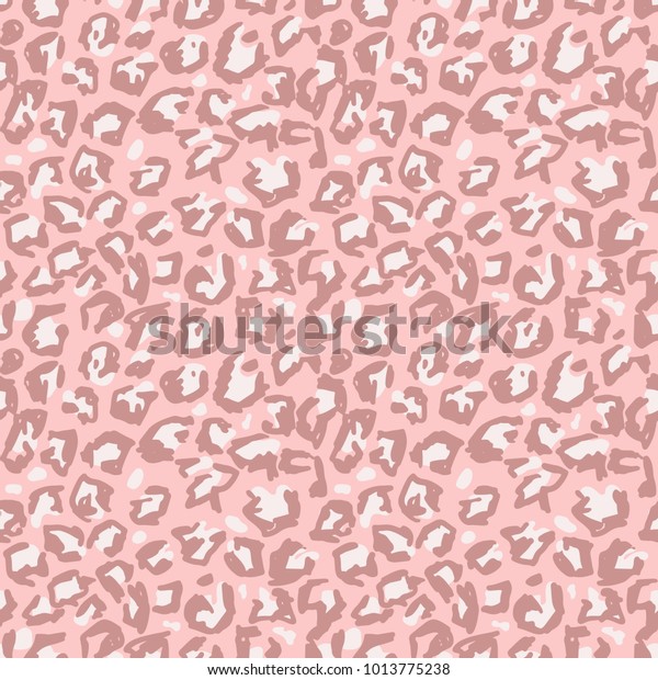 Grunge Leopard Print Wild Seamless Pattern Stock Vector (Royalty Free ...