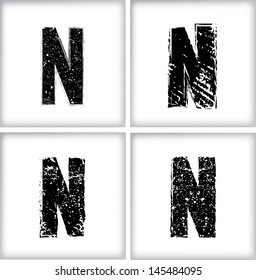 grunge letter  