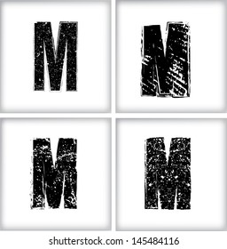 grunge letter  