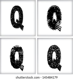 grunge letter  
