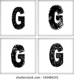 grunge letter  
