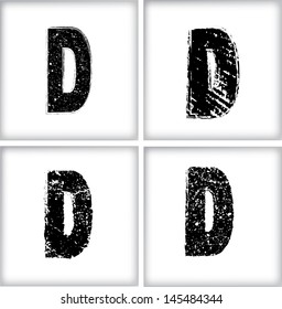 grunge letter  
