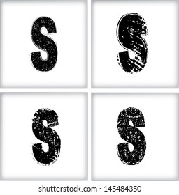 grunge letter  