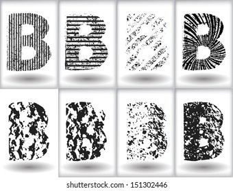grunge letter 