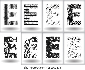 grunge letter 