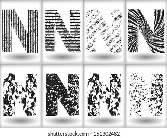 grunge letter 