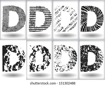 grunge letter 