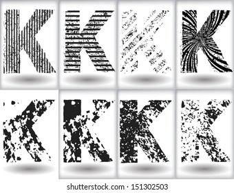 grunge letter 