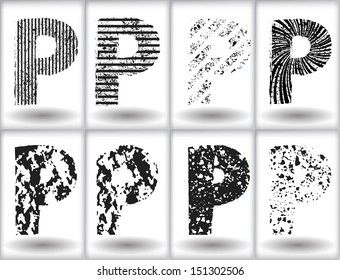 grunge letter 