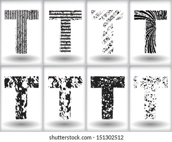 grunge letter 
