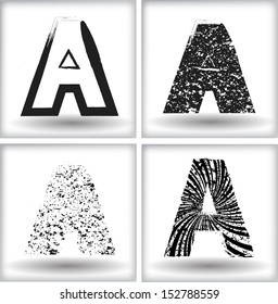 grunge letter 