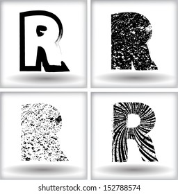 grunge letter 