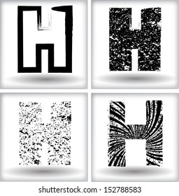 grunge letter 