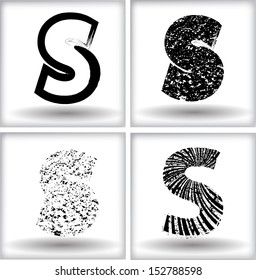 grunge letter 