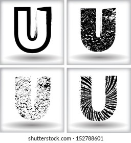grunge letter 