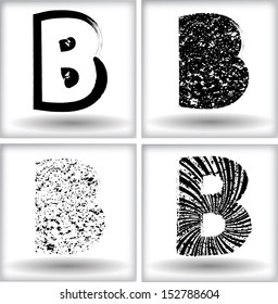 grunge letter 