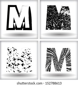 grunge letter 