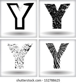 grunge letter 