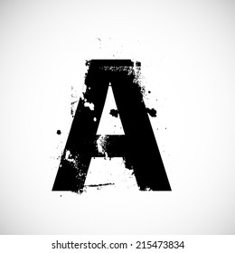grunge letter 