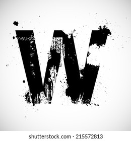 Grunge letter