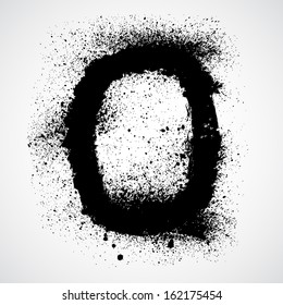 Grunge letter - alphabet symbol design