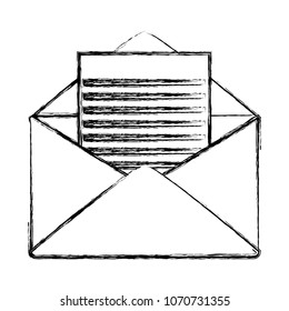 grunge letter with document text message information