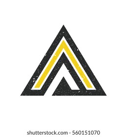 Grunge Letter A Logotype