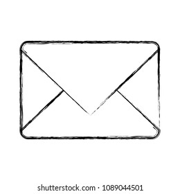 grunge letter typography text message style