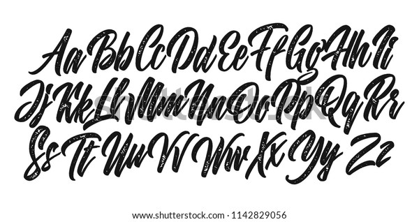 Alfabeto Con Letras Gruesas Fuente Vectorial Descarga y disfruta completamente gratis. https www shutterstock com es image vector grunge lettering alphabet vector font 1142829056