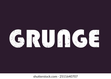 Grunge lettering. Grunge typography. Vector illustration.