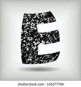 grunge letters 