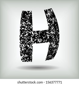 grunge letters 