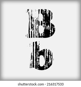 Grunge letters