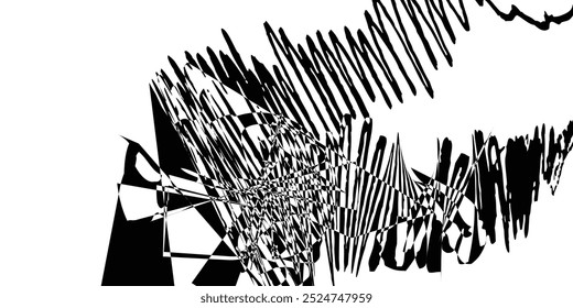 padrão de linha grunge ilustração vetorial padrão geométrico, padrão contínuo, padrão abstrato plano de fundo design simples