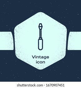 farbige Schmutzspritzer-Symbol einzeln auf blauem Hintergrund. Symbol für Service-Tools. Einfarbige Vintage-Zeichnung. Vektorillustration-Illustration