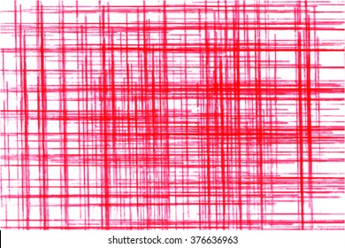 Grunge Lined Red Vector Texture