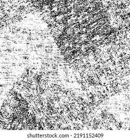 Grunge linen texture. Wall surface with stains and scratches. Dirty textured background. Graphics in black and white.