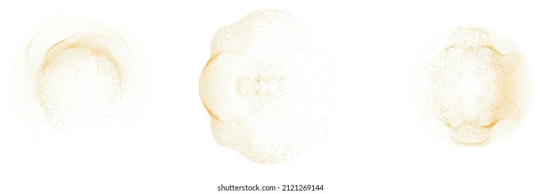 Grunge lines in Circle Form . Spiral Vector Illustration .Textured round Logo . Design element . Abstract Geometric circular shapes .Rotating grunge radial line. Concentric circles