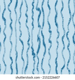 Bordear líneas de fondo interminable. Patrón de onda abstracta sin fisuras. Sólidos distorsionados con el mar, los ríos o la textura del agua. Papel tapiz ondulado de un pincel de playa ondulado. Diseño para tela, impresión textil, envoltura