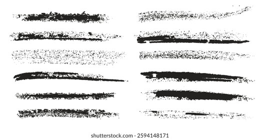 Grunge lines. Hand drawn. Lines for emphasizing, highlighting.
