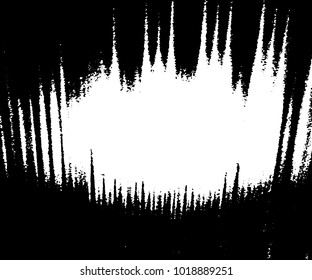 Grunge lines. Set of grunge brush strokes. Overlay texture for your amazing design. Grain Urban Dust Distress. Black and white style.