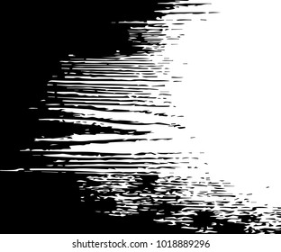 Grunge lines. Set of grunge brush strokes. Overlay texture for your amazing design. Grain Urban Dust Distress. Black and white style.