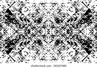 Grunge lines texture - abstract isolated stock vector template - easy to use
