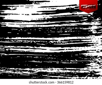 Grunge lines texture - abstract isolated stock vector template - easy to use
