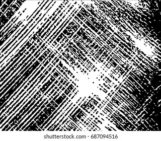 Grunge lines texture - abstract isolated stock vector template - easy to use