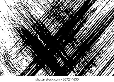 Grunge lines texture - abstract isolated stock vector template - easy to use