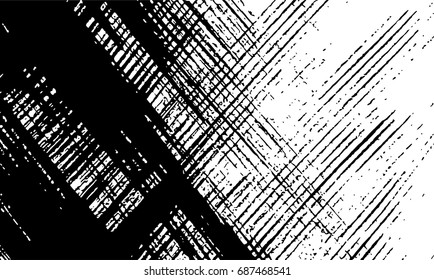 Grunge lines texture - abstract isolated stock vector template - easy to use